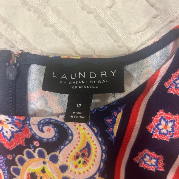 Laundry Floral Pattern Sheath Dress Size L - Picture 4 of 4